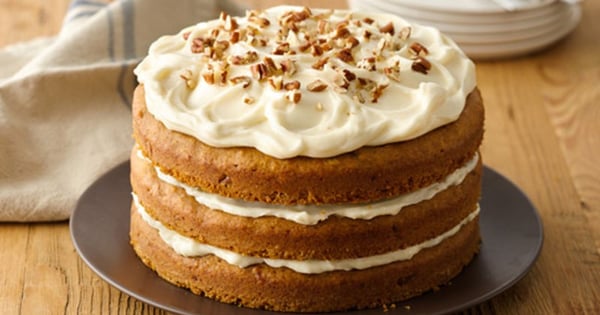 Pecan-Pumpkin Cake