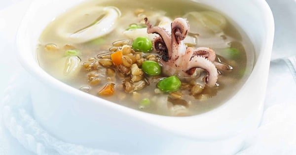 Calamari soup