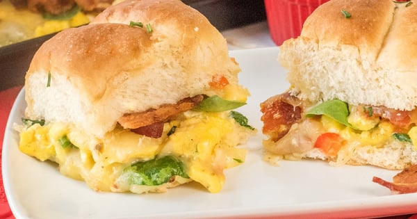 Bacon, Egg & Cheese Sunrise Sliders