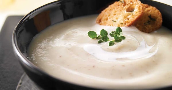 Pear and parsnip soup