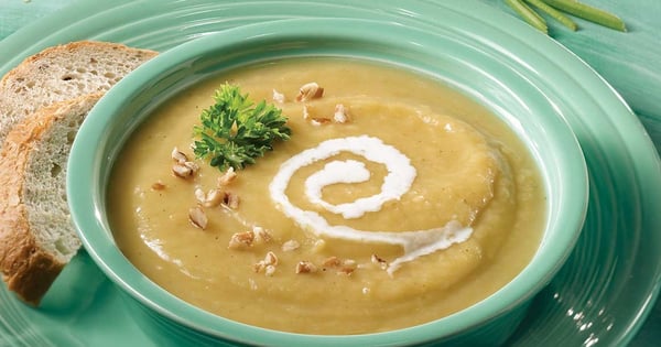 Ginger Squash Soup with Pecans
