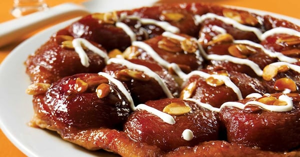 Caramelized Plum Tarte Tatin