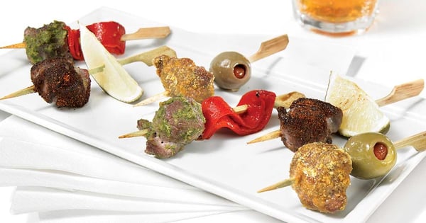 Trio of Cheese-Stuffed Wapiti Appetizers