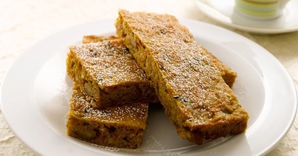 Spiced Apple, Carrot and Zucchini Bar