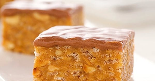 Cocoa Frosted Peanut Squares