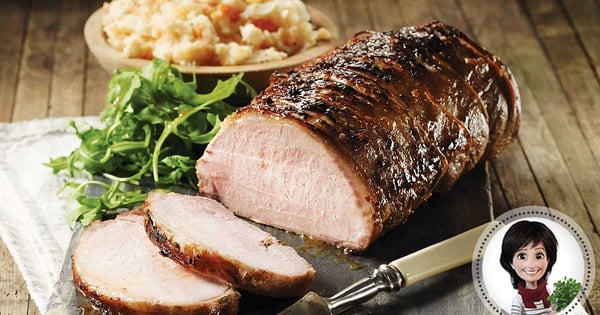 Simple maple pork roast from Josée di Stasio