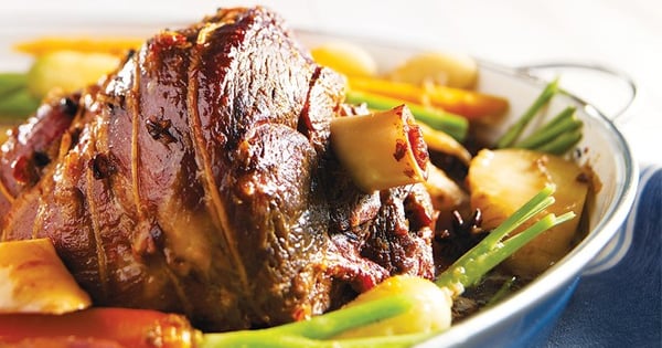 Maple leg of Lamb