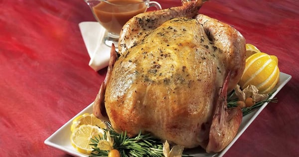 Lemon, honey and rosemary turkey