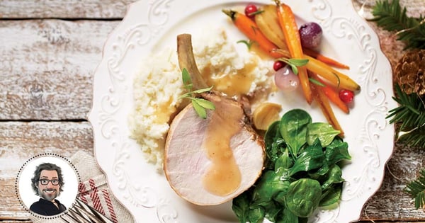 Sage and lemon rack of pork from Christian Bégin