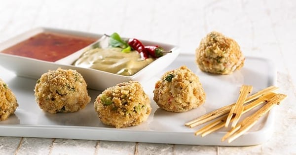 Crab and Shrimp Appetizer Balls