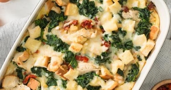 Chicken Florentine Stratan