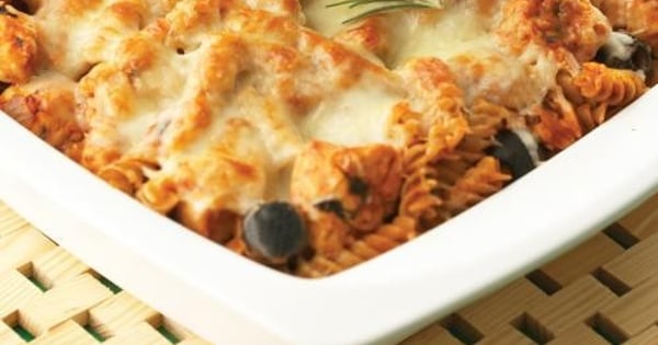 Baked Chicken and Rosemary Pasta