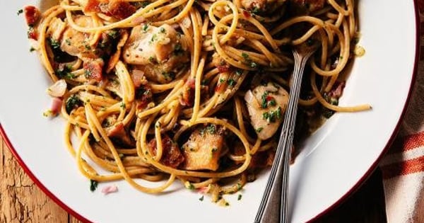 Chicken & Pasta alla Carbonara