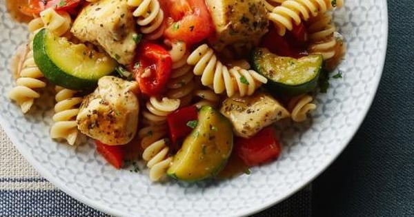 One-Pot Mediterranean Chicken & Pasta