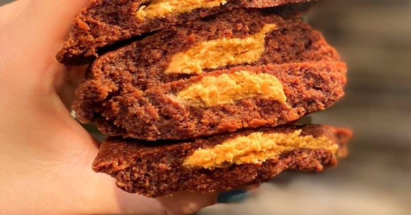 Peanut Butter Stuffed Chocolate Cookies