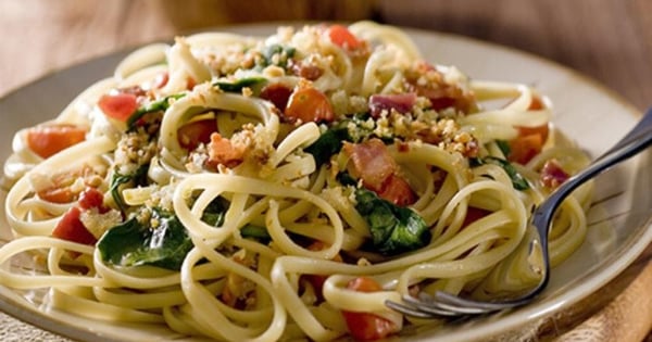 Herb and Spinach Linguine