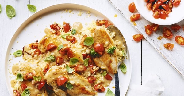 Bruschetta Chicken Simmer