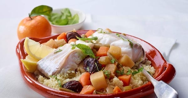 Fish and vegetable tagine à l’orange