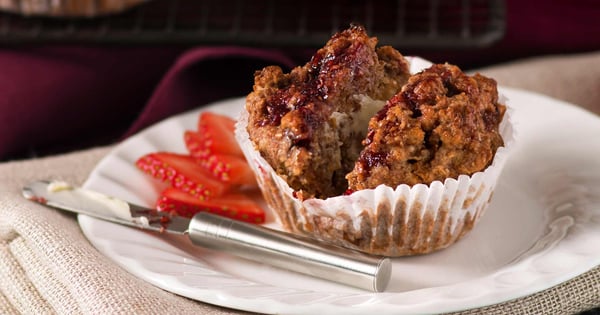 Strawberry Cream Cheese Muffins