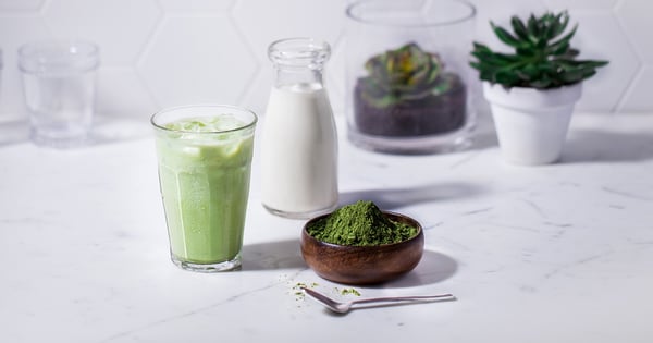 Iced Matcha Green Tea Latte