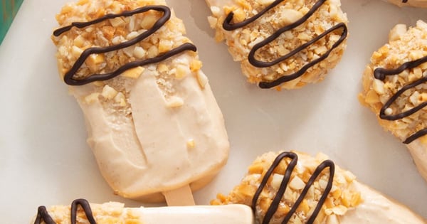 Creamy Peanut Butter Popsicles