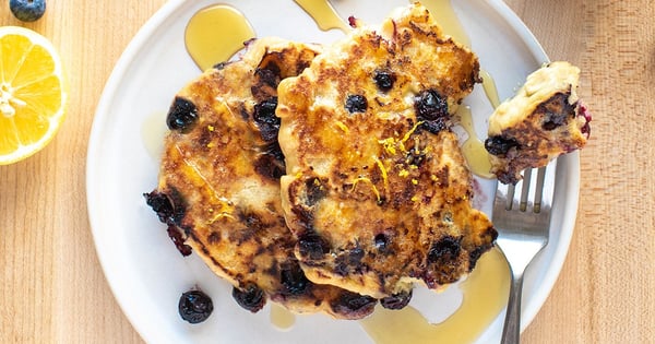 Lemon Blueberry Pancakes