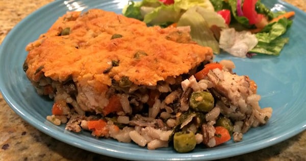 Super Veggie Chicken & Wild Rice Casserole