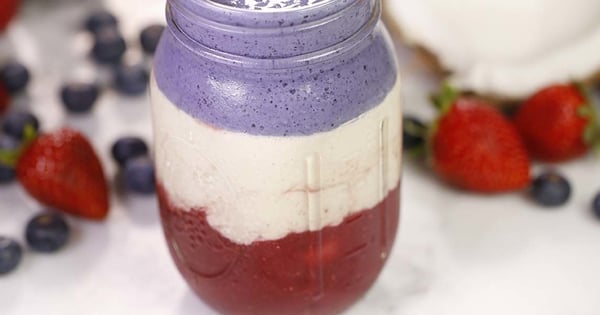 Red, White and Blue Smoothie