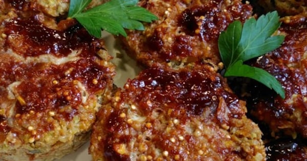 Turkey Veggie Meatloaf Cups