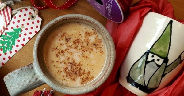 Hot Milk with Gingerbread Spices and Molasses (+ video)