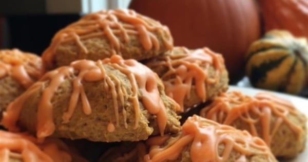 Iced Pumpkin Cookies