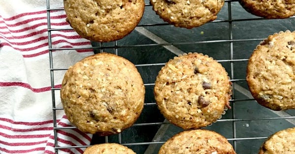 Chocolate Chip Banana Muffins Have Joy in Every Bite
