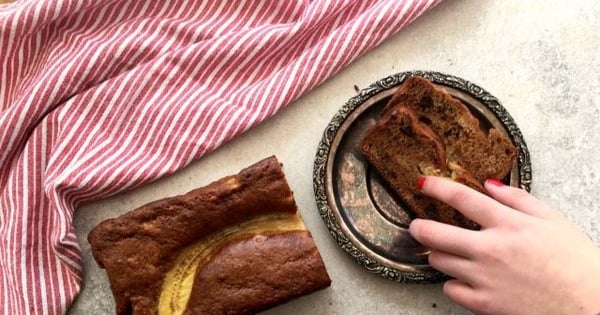 Whole Wheat Chocolate Chip Banana Bread