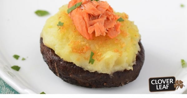 Stuffed Mushroom with Salmon