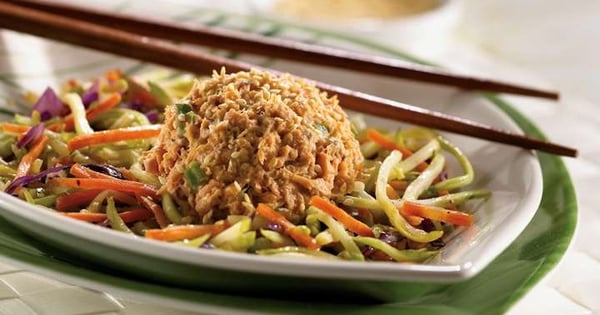 Wasabi Salmon & Asian Slaw