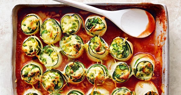 Ricotta and Zucchini Cannelloni
