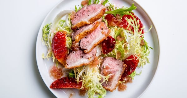 Seared Duck Breasts With Blood Oranges