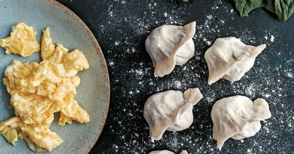 Spinach and Egg Dumplings