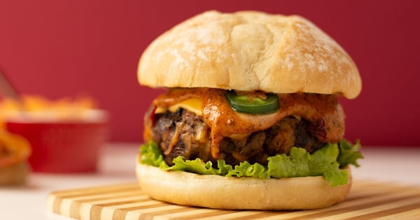 Spicy Bacon Cheddar Burger