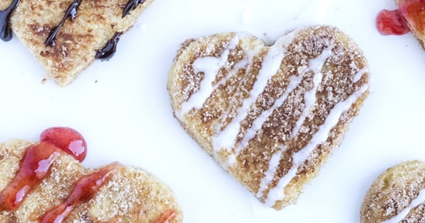 Heart Churro French Toast