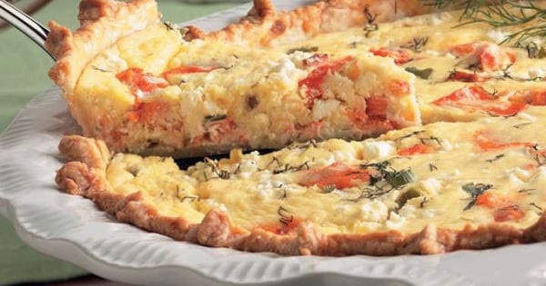 Salmon and Feta Pie