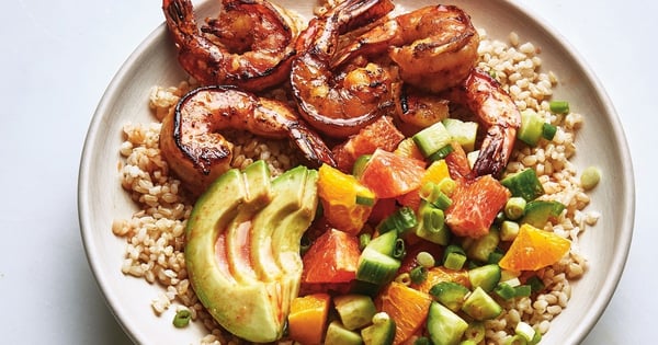 Citrus Shrimp Rice Bowls