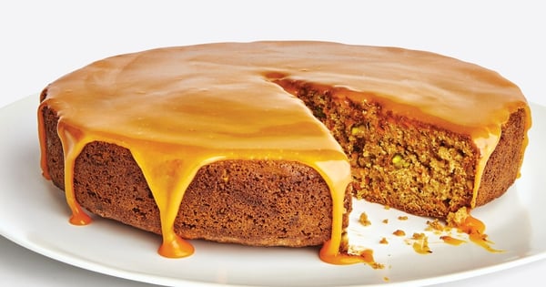 Cardamom-Pistachio Carrot Cake