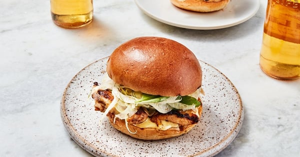 Grilled Chicken Caesar Sandwiches