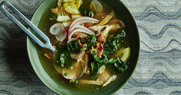 Slow-Cooked Chicken Stew with Kale
