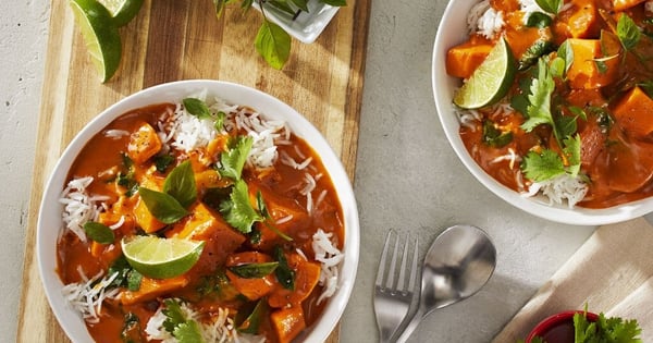 Sweet Potato Coconut Red Curry
