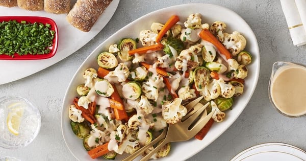 Chai Roasted Vegetables and Cheese