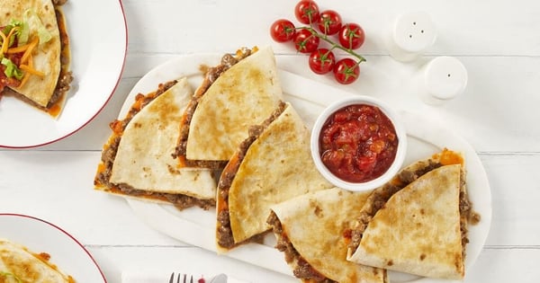 Cheeseburger Quesadilla