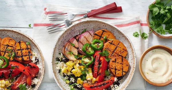 Grilled Vegetarian Burrito Bowl