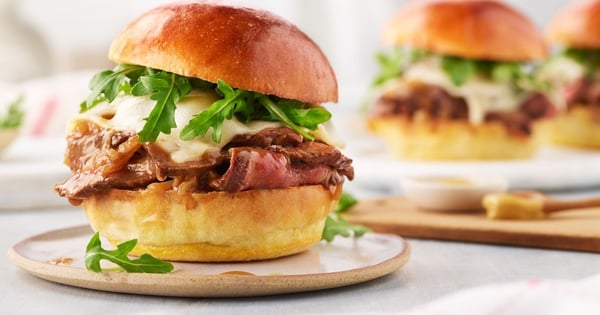 Saucy Steak Sandwiches